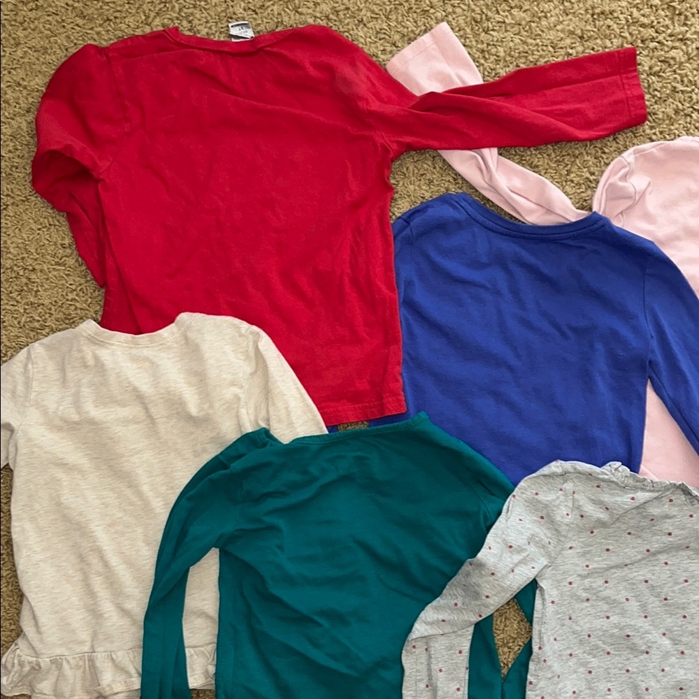Kids Long Sleeve Shirt Set - Multicolor - Picture 15 of 16